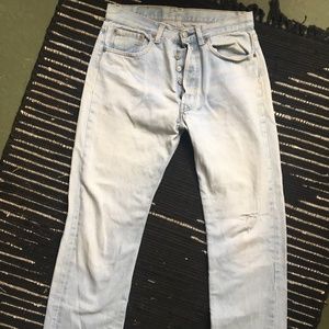 🎀SOLD🎀Vintage 1980’s red tab Levi’s 501 button fly Jeans